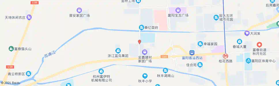 杭州富春三中_公交站地图_杭州公交_妙搜公交查询2025