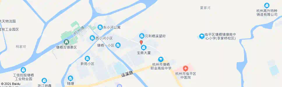 杭州绿荫街塘栖路口_公交站地图_杭州公交_妙搜公交查询2025