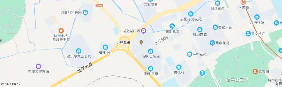 杭州理想车城_公交站地图_杭州公交_妙搜公交查询2025