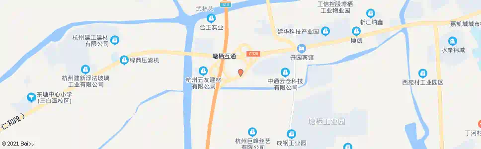杭州塘栖收费站_公交站地图_杭州公交_妙搜公交查询2025