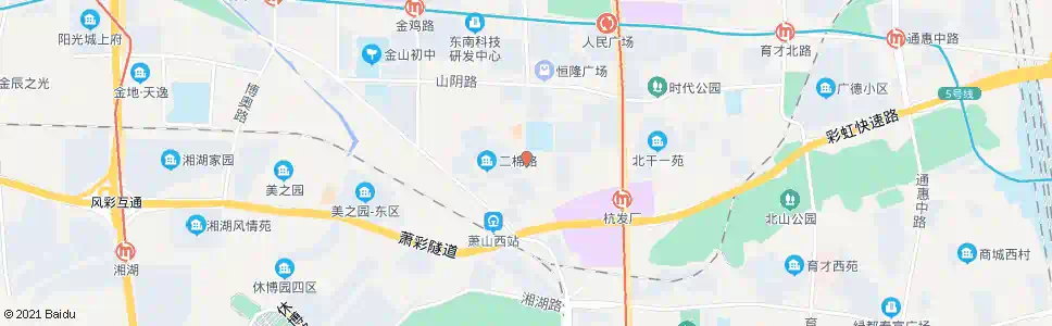 杭州竹桥头_公交站地图_杭州公交_妙搜公交查询2025