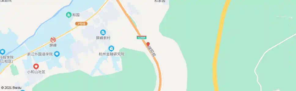 杭州东穆坞_公交站地图_杭州公交_妙搜公交查询2025