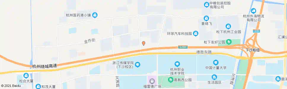 杭州松乔街元成路口_公交站地图_杭州公交_妙搜公交查询2025