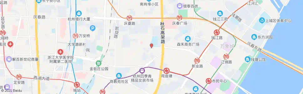 杭州采荷路秋涛路口_公交站地图_杭州公交_妙搜公交查询2025