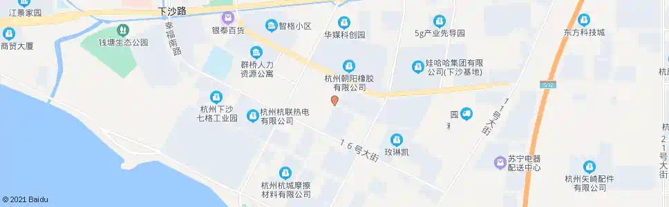 杭州十四号大街零号路口_公交站地图_杭州公交_妙搜公交查询2025