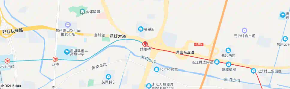 杭州柯华桥_公交站地图_杭州公交_妙搜公交查询2025