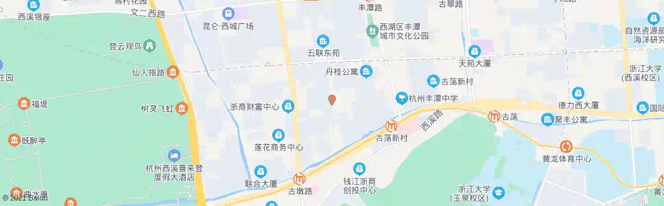 杭州竞舟路莲花街口_公交站地图_杭州公交_妙搜公交查询2025