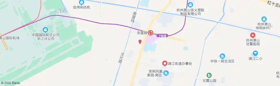 杭州永盛集团_公交站地图_杭州公交_妙搜公交查询2025
