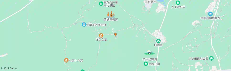 杭州上满觉陇_公交站地图_杭州公交_妙搜公交查询2025