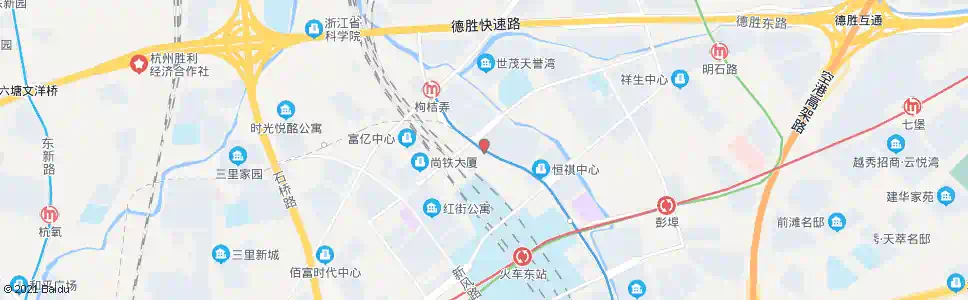 杭州东港嘉苑三区_公交站地图_杭州公交_妙搜公交查询2025