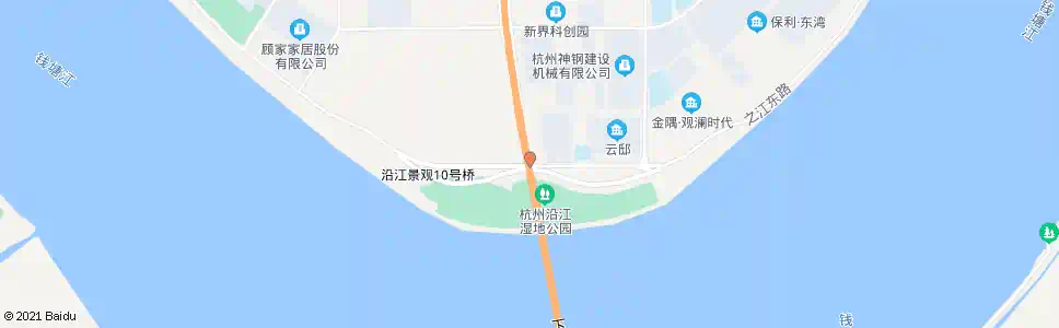 杭州之江东路十五号路口_公交站地图_杭州公交_妙搜公交查询2025