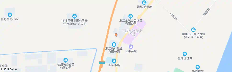 杭州启潮路_公交站地图_杭州公交_妙搜公交查询2025