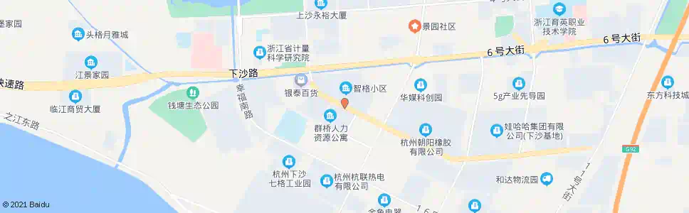 杭州海达南路智格村路口_公交站地图_杭州公交_妙搜公交查询2025