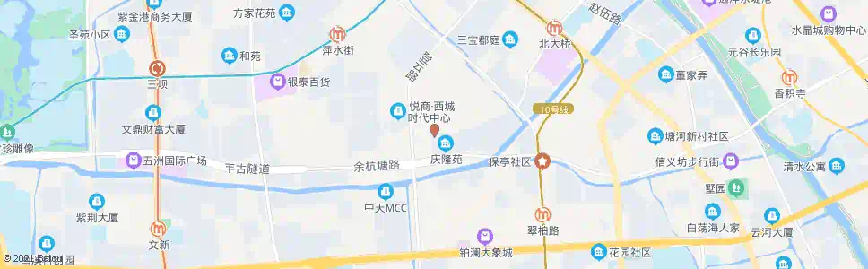 杭州庆隆社区_公交站地图_杭州公交_妙搜公交查询2025