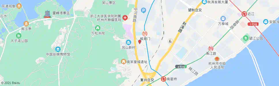 杭州凤山门公交站_公交站地图_杭州公交_妙搜公交查询2025