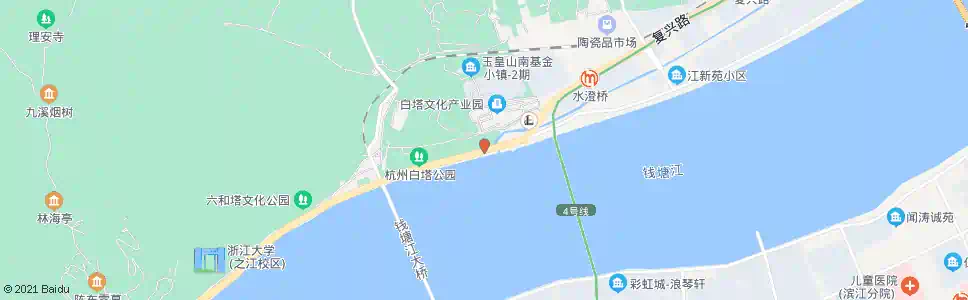 杭州白塔岭_公交站地图_杭州公交_妙搜公交查询2025