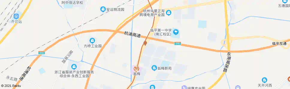 杭州北方村_公交站地图_杭州公交_妙搜公交查询2025