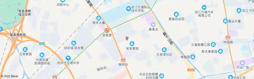 杭州金家渡路古墩路口_公交站地图_杭州公交_妙搜公交查询2025