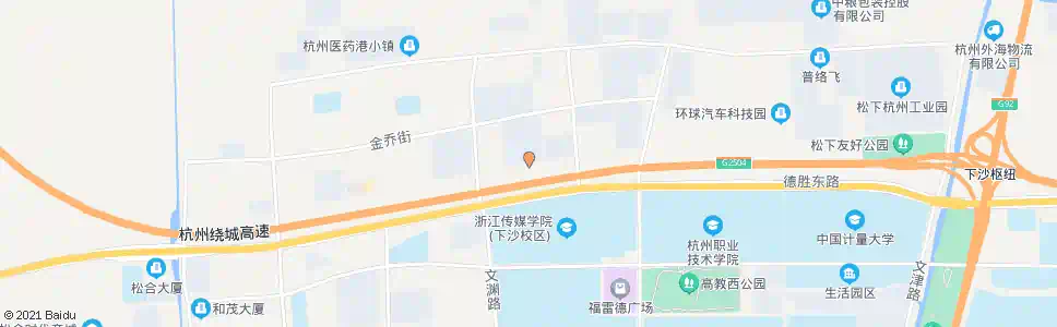 杭州松乔街文渊北路口_公交站地图_杭州公交_妙搜公交查询2025