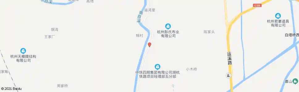 杭州彭家村_公交站地图_杭州公交_妙搜公交查询2025