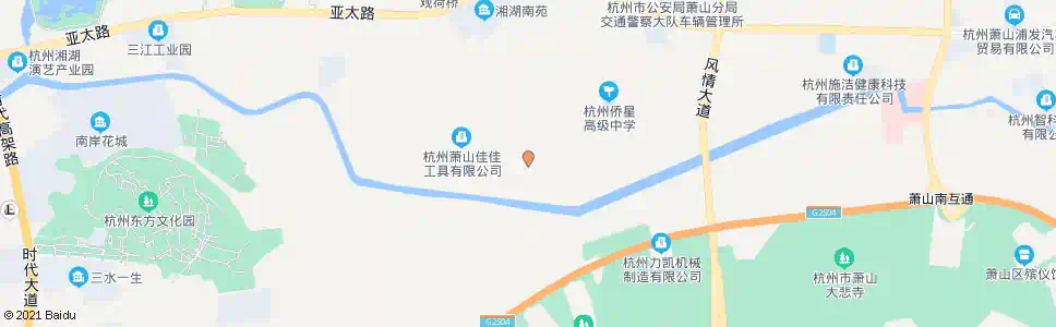 杭州贤和堂_公交站地图_杭州公交_妙搜公交查询2025