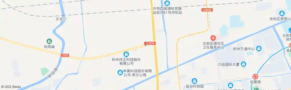 杭州后木桥_公交站地图_杭州公交_妙搜公交查询2025