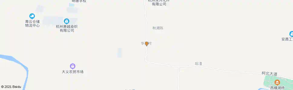 杭州华星村_公交站地图_杭州公交_妙搜公交查询2025