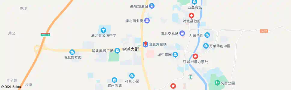 杭州东浦汽车站_公交站地图_杭州公交_妙搜公交查询2025