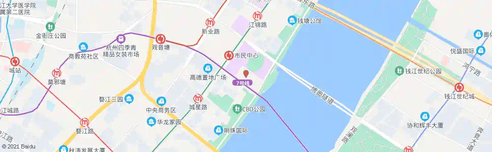 杭州杭州国际会议中心_公交站地图_杭州公交_妙搜公交查询2025