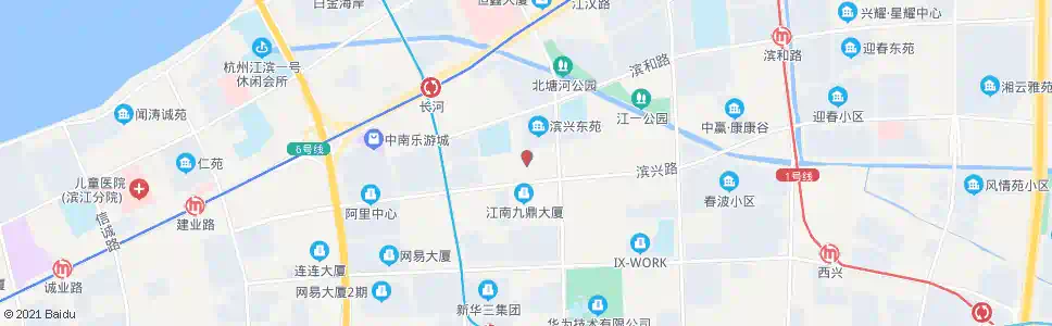 杭州滨兴小区北_公交站地图_杭州公交_妙搜公交查询2025