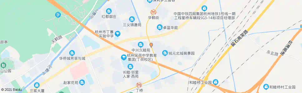 杭州长睦锦苑_公交站地图_杭州公交_妙搜公交查询2025