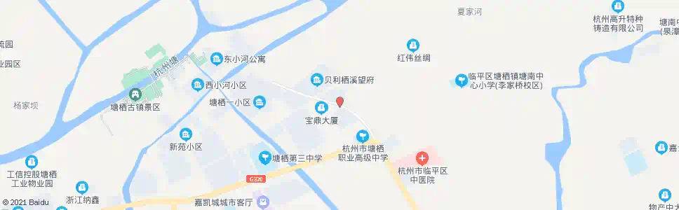 杭州陈家埭_公交站地图_杭州公交_妙搜公交查询2025