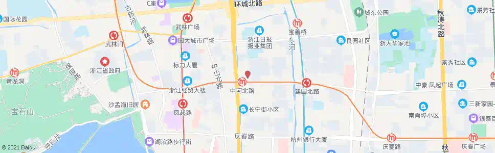 杭州中堤路口_公交站地图_杭州公交_妙搜公交查询2025
