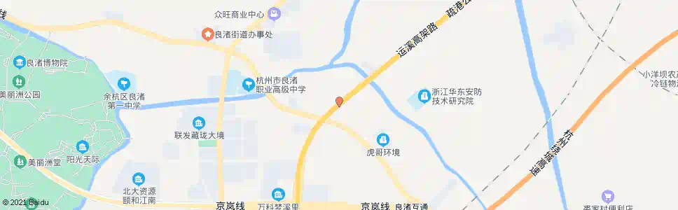 杭州运河路莫干山路口_公交站地图_杭州公交_妙搜公交查询2025