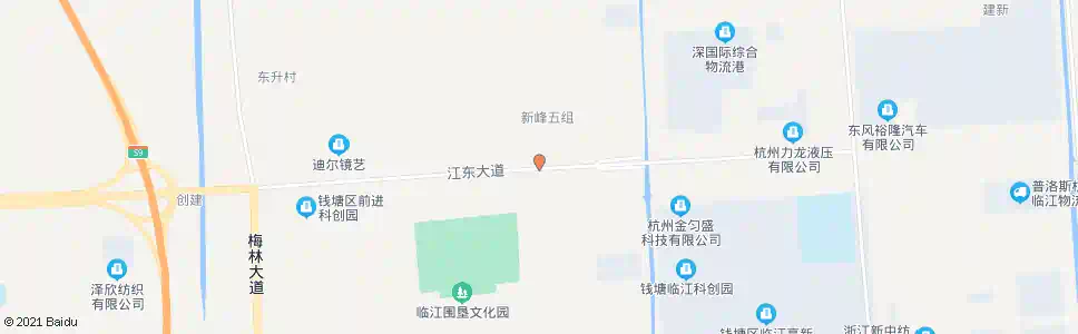 杭州前锋村_公交站地图_杭州公交_妙搜公交查询2025