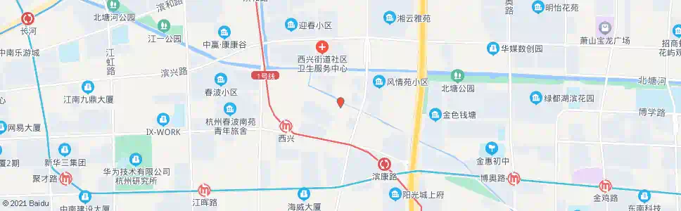 杭州西兴老街_公交站地图_杭州公交_妙搜公交查询2025
