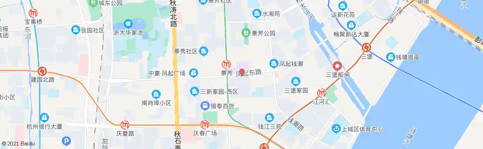 杭州凤起东路顺福路口_公交站地图_杭州公交_妙搜公交查询2025
