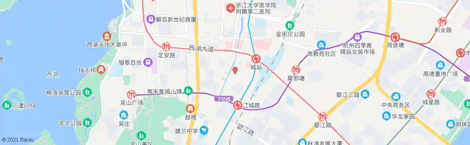 杭州郭东园巷_公交站地图_杭州公交_妙搜公交查询2025