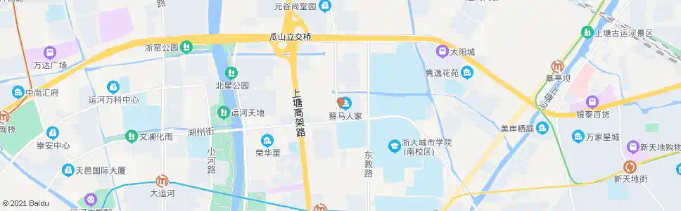 杭州蔡马_公交站地图_杭州公交_妙搜公交查询2025