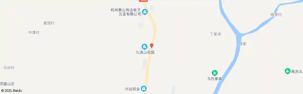 杭州祥利村南_公交站地图_杭州公交_妙搜公交查询2025