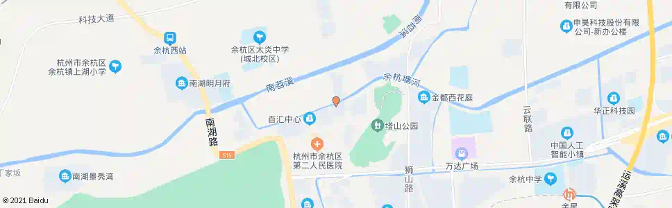 杭州禹航大桥南_公交站地图_杭州公交_妙搜公交查询2025