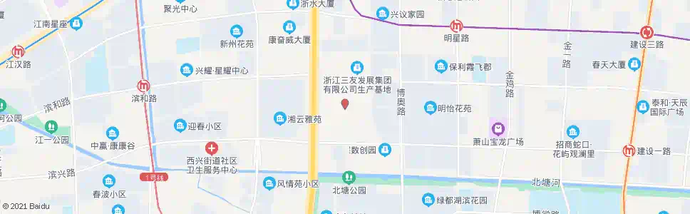 杭州江东三路纬五路口_公交站地图_杭州公交_妙搜公交查询2025