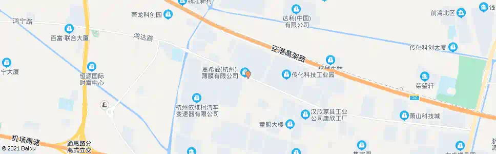 杭州恩希爱_公交站地图_杭州公交_妙搜公交查询2025