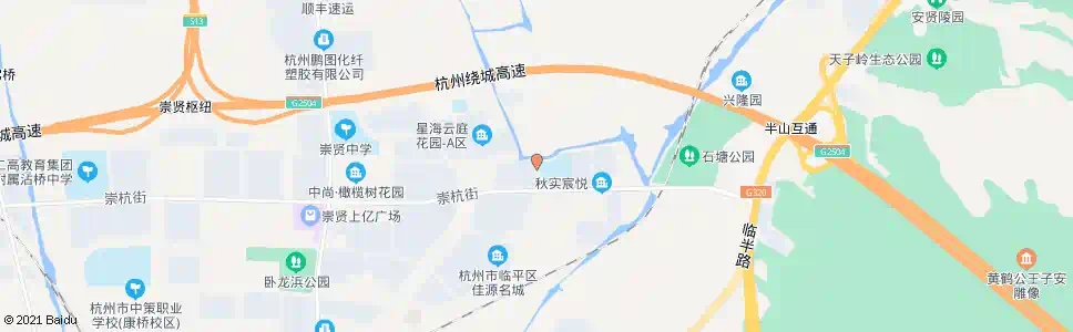 杭州盐仓张家桥_公交站地图_杭州公交_妙搜公交查询2025