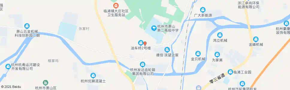 杭州油车桥_公交站地图_杭州公交_妙搜公交查询2025