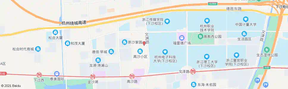 杭州文渊路南口_公交站地图_杭州公交_妙搜公交查询2025