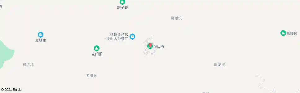 杭州径山寺_公交站地图_杭州公交_妙搜公交查询2025
