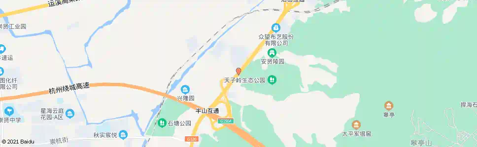 杭州沈家浜_公交站地图_杭州公交_妙搜公交查询2025