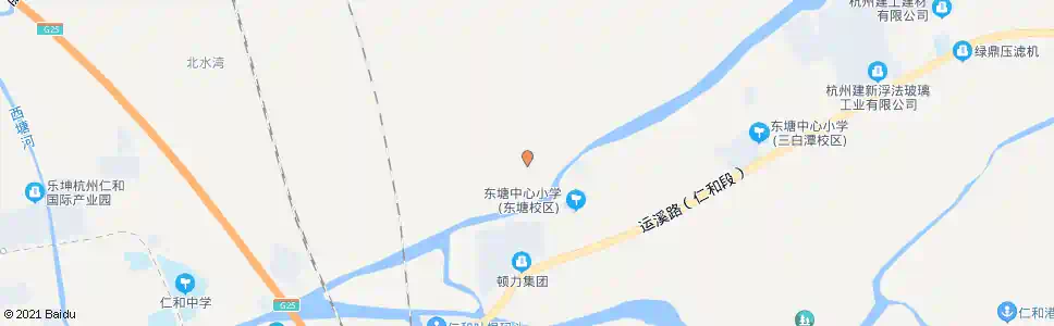 杭州顿力大桥北_公交站地图_杭州公交_妙搜公交查询2025