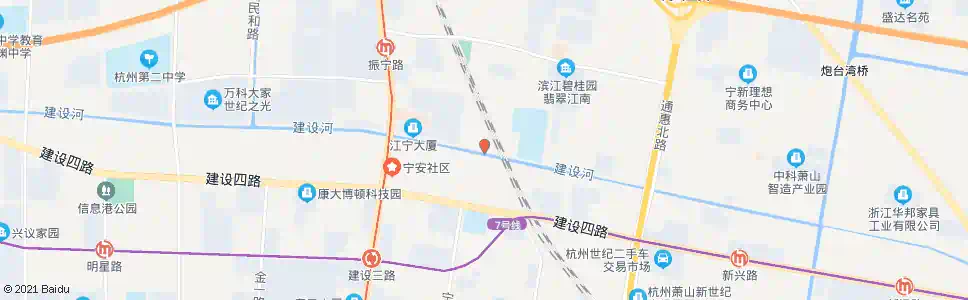 杭州宁东村_公交站地图_杭州公交_妙搜公交查询2025